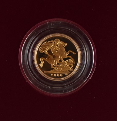 Lot 1471 - ROYAL MINT; a cased 2000 Millennium Gold...