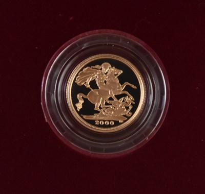 Lot 1472 - ROYAL MINT; a cased 2000 Millennium Gold...