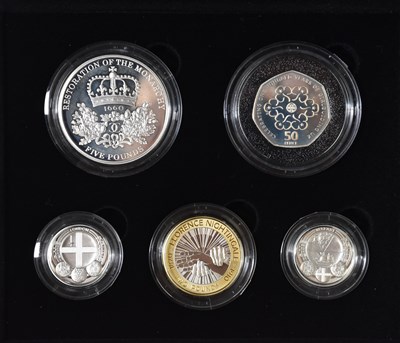 Lot 1481 - ROYAL MINT; a cased 2010 silver proof...