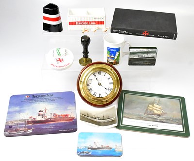 Lot 530 - HARRISON LINE; a mixed lot of shipping line...