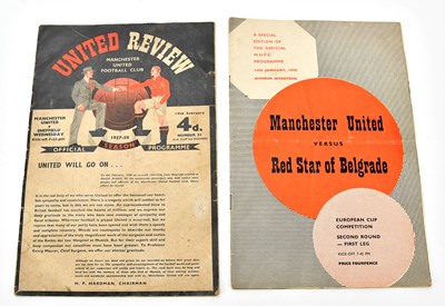 Lot 768 - MANCHESTER UNITED INTEREST; a rare Manchester...