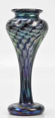 Lot 217 - OKRA GLASS; a meiping shaped vase with...