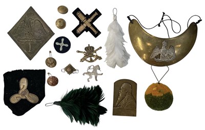 Lot 368 - A quantity of assorted military badges,...
