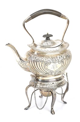 Lot 488 - A late Victorian hallmarked silver spirit...