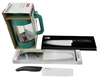 Lot 350 - BODUM; a modern boxed cold press coffee maker...