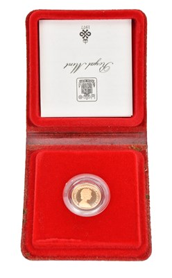Lot 531 - An Elizabeth II proof half sovereign, 1980,...