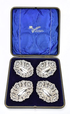 Lot 416 - JAMES DEAKIN & SONS; a cased set of four...