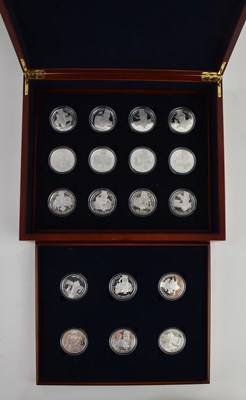 Lot 1467 - ROYAL MINT; a cased encapsulated silver proof...
