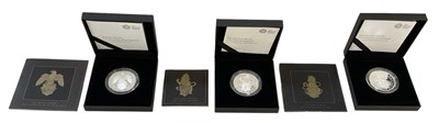 Lot 1500 - ROYAL MINT; two cased encapsulated 2017 UK 1oz...