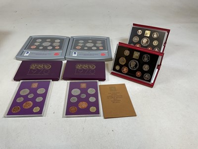 Lot 495 - Five proof coin sets, comprising 2000 x 2,...