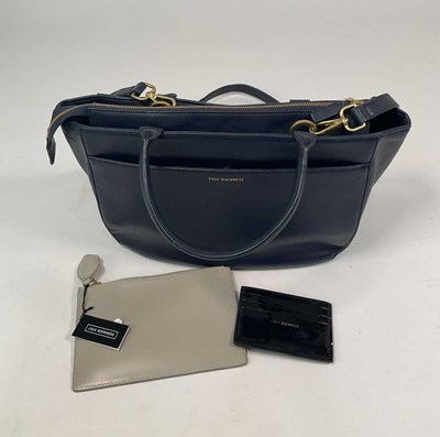 Lot 310 - LULU GUINNESS; a handbag, wallet and card case