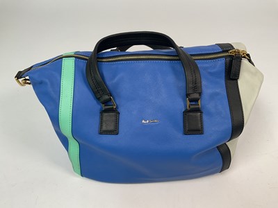 Lot 311 - PAUL SMITH; a multi coloured leather handbag