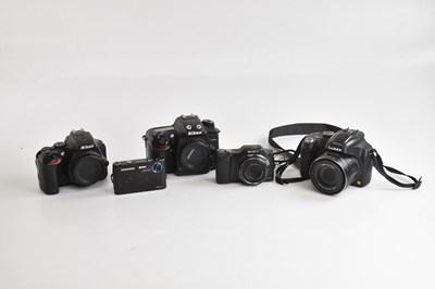 Lot 2196 - A collection of digital cameras, to include a...