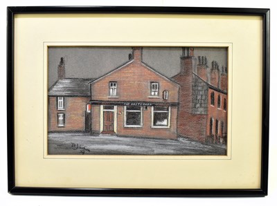 Lot 1364 - D. JOHNSON; pastel, 'The Britannia'