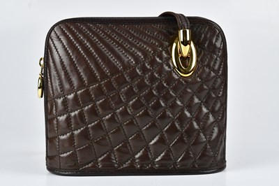 Lot 1430 - JEAN MICHEL NOUVEAU; a vintage brown calfskin...