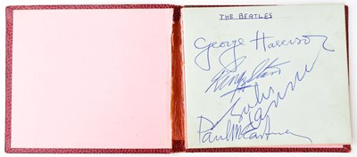 Lot 305 - THE BEATLES; a vintage autograph book...