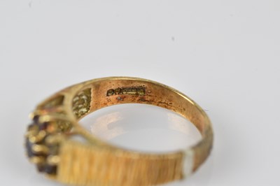 Lot 45 - A yellow metal box link bracelet, stamped '9ct...