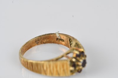 Lot 45 - A yellow metal box link bracelet, stamped '9ct...