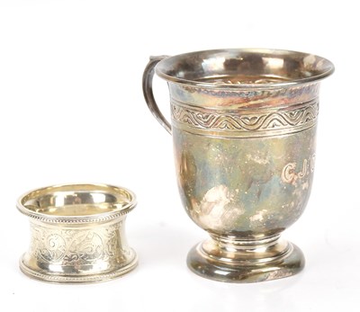Lot 117 - LIBERTY & CO; a George V hallmarked silver...