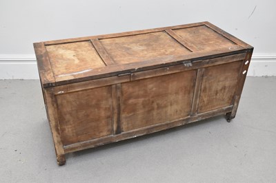 Lot 1143 - A vintage plywood blanket chest, height 57cm,...