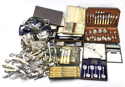 Lot 25 - An extensive collection of assorted silver...