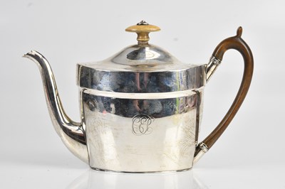 Lot 497 - HENRY NUTTING; a George III hallmarked silver...