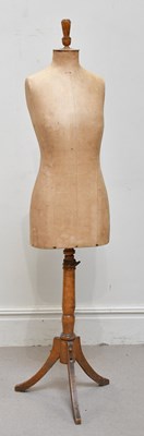 Lot 1271 - A French vintage dressmaker's dummy...