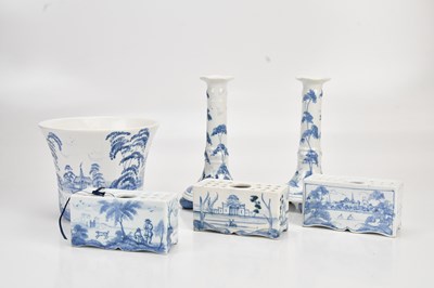 Lot 1515 - DEBORAH SEARS; six pieces of ceramics...