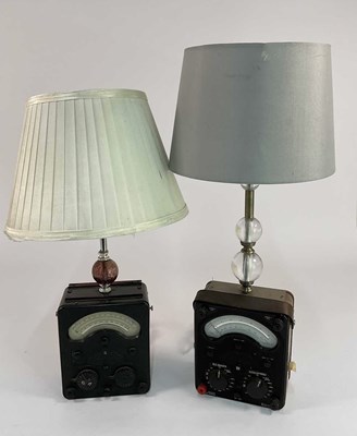 Lot 598 - UNIVERSAL AVOMETER; two electrical measuring...