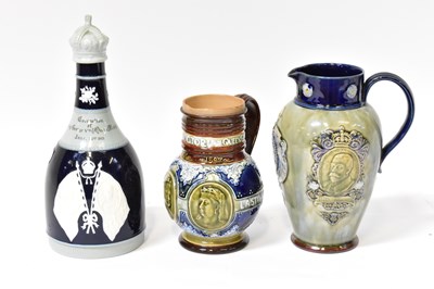 Lot 172 - COPELAND SPODE; a commemorative whisky...