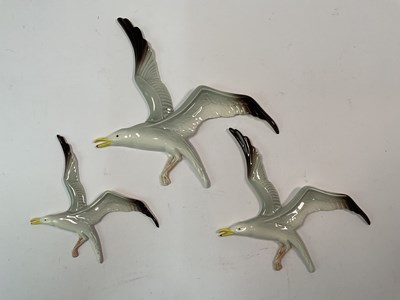 Lot 180 - BRANKSOME CHINA; a set of three 1960s wall...