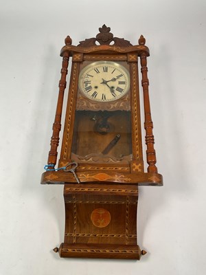 Lot 305 - A early 20th century mahogany and satinwood...