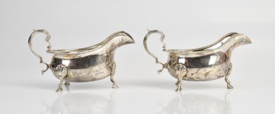 Lot 382 - GOLDSMITHS & SILVERSMITHS CO; a pair of George...