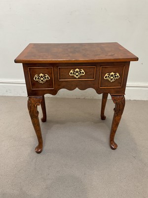 Lot 1092 - A George II style reproduction walnut side...