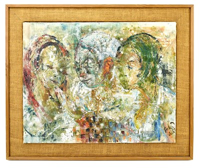 Lot 187 - JOHN UHT (American, 1924-2010); oil on canvas...