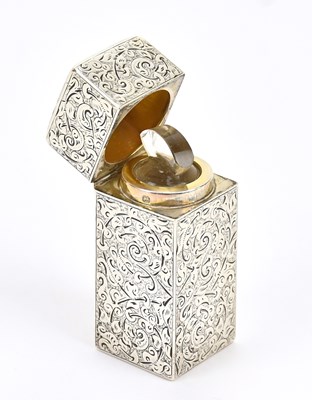 Lot 165 - SAMSON MORDAN & CO; a hallmarked silver scent...