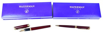 Lot 264 - WATERMAN; a L'Etalon fountain pen, with 18k...