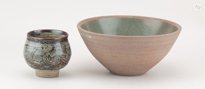 Lot 184 - Lowerdown Pottery; a stoneware bowl, impressed...