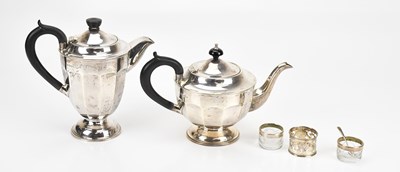 Lot 487 - VINER'S LTD; a George VI hallmarked silver...