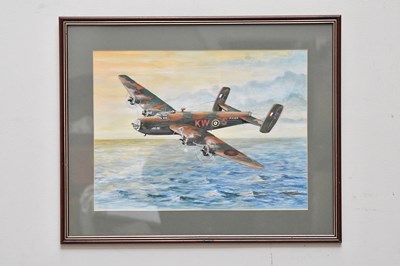 Lot 2308 - RAYMOND WATERHOUSE; watercolour, 'Halifax Mk...