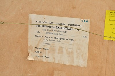 Lot 46 - LAURENCE STEPHEN LOWRY RA RBA (1887-1976);...
