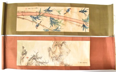 Lot 200 - A pair of 20th century Japanese water colours...