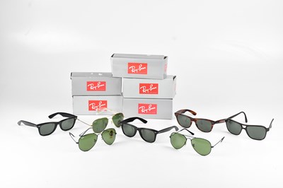 Lot 1258 - RAY-BAN; eight pairs of vintage sunglasses...