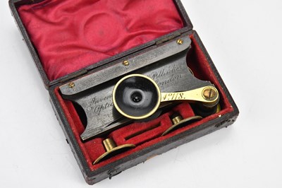 Lot 2203 - M PILLISCHER; a cased thread counter.