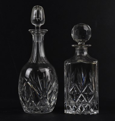 Lot 1632 - EDINBURGH INTERNATIONAL; a cut glass decanter,...