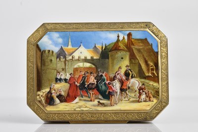 Lot 62 - An early 20th century 935 standard gilt silver...