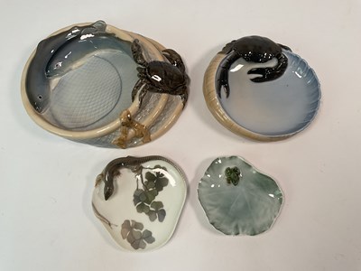 Lot 227 - ROYAL COPENHAGEN AND BING & GRONDAHL; four...
