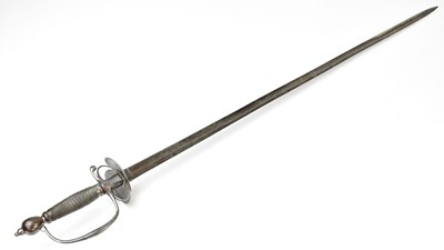 Lot 619 - A late 18th century steel short sword, with 82....
