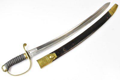 Lot 617 - A 19th century police cutlass, with 59.5cm...