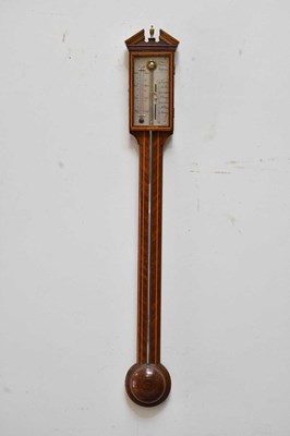 Lot 2217 - COMITTI; a reproduction inlaid mahogany stick...